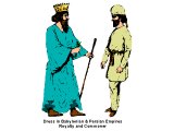 Typical dress of a poor man and a rich man of Persia